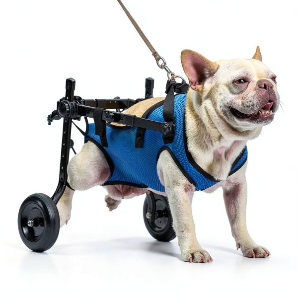 BECROWM Pet Wheelchair Blue-2 Aluminum Dog Mobility Aid-7