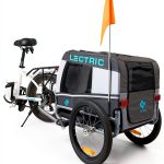Lectric Wag Along Pet Trailer Durable Mesh Waterproof Design-0