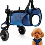 BECROWM Pet Wheelchair Blue-2 Aluminum Dog Mobility Aid-0