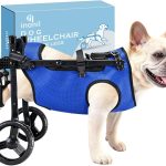 Inanil Dog Wheelchair Blue Aluminum Pet Mobility Aid-0
