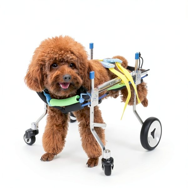LetPetRun Dog Wheelchair Adjustable Four-Wheeled Mobility-5