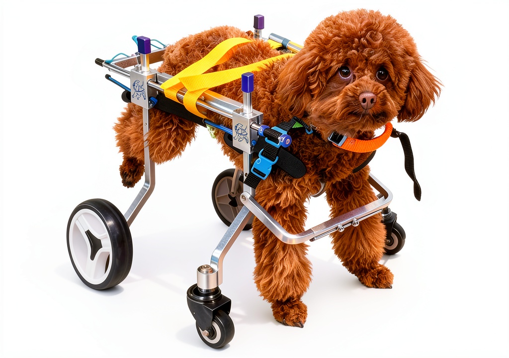 LetPetRun dog wheelchair in use on a grassy path