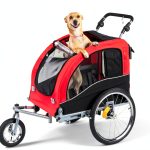 Best Choice Products Pet Stroller Bike Trailer Steel Frame-0