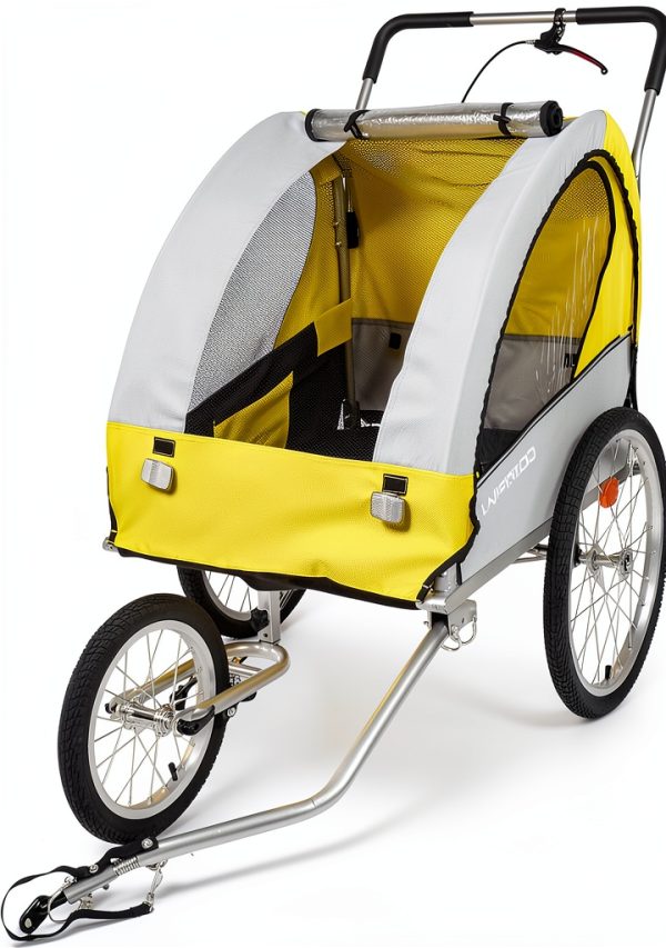 LUCKYERMORE Dog Bicycle Trailer Weatherproof Multicolor Pet-0
