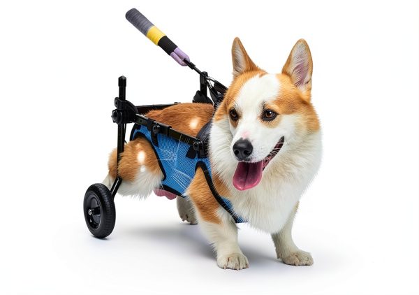 PIBEIBUK Dog Wheelchair Lightweight Adjustable Pet Mobility-5