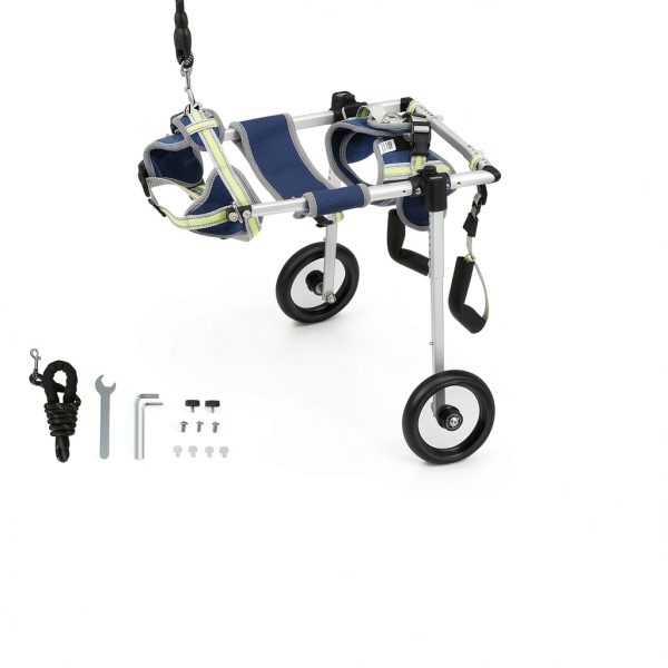 VEVOR Dog Wheelchair Adjustable Aluminum Pet Mobility Aid-6