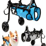PIBEIBUK Dog Wheelchair Lightweight Adjustable Pet Mobility-0
