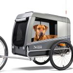Veelar Dog Bike Trailer Steel Frame Large Pet Carrier-0