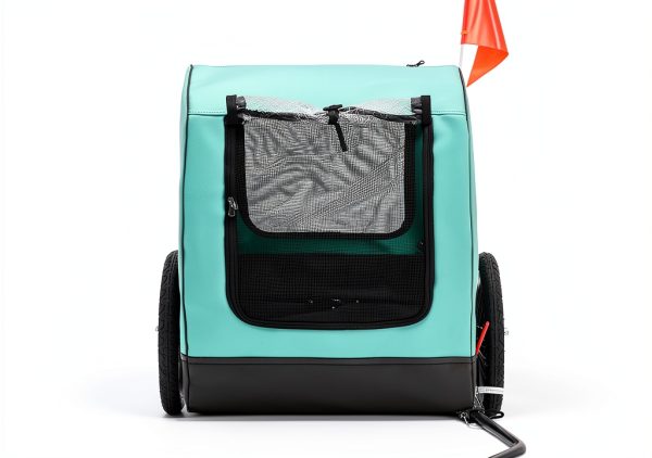 ANOUR Dog Bicycle Trailer Mint Waterproof Pet Carrier-1