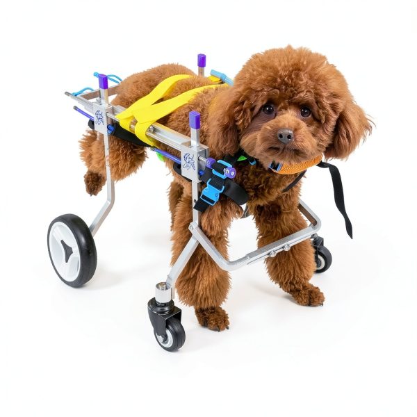 LetPetRun Dog Wheelchair Adjustable Four-Wheeled Mobility-3