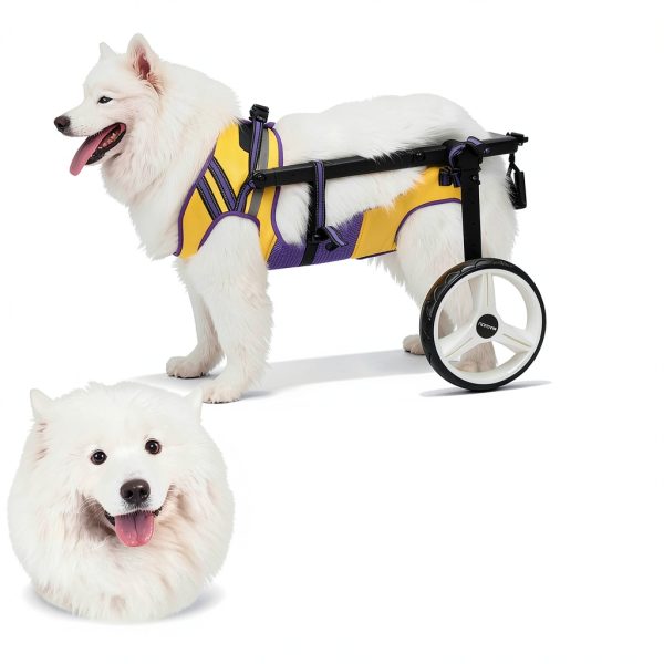 Lokshun Dog Wheelchair Back Legs Aluminum Adjustable X-Large-7