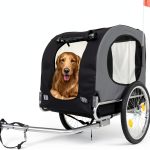 GarveeLife Dog Bike Trailer Gray Heavy Duty Weatherproof-0