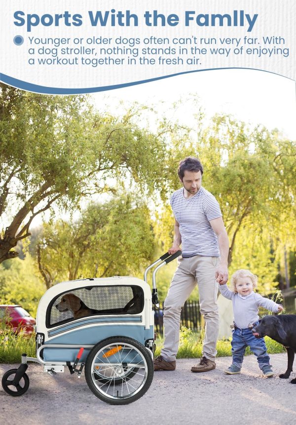 OSKAR BEBEHUT Dog Bicycle Trailer Safety Belt Weatherproof-7