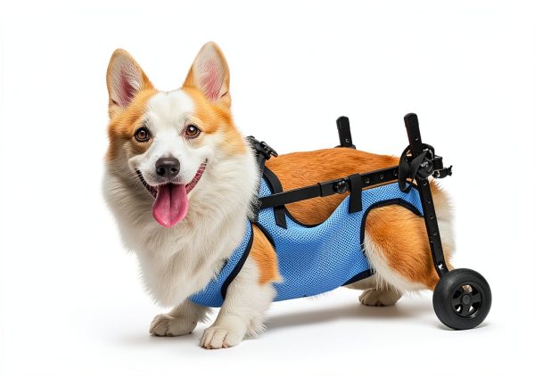 PIBEIBUK Dog Wheelchair Lightweight Adjustable Pet Mobility-3