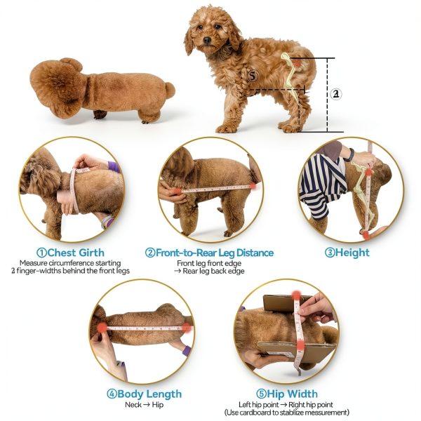 Dog Wheelchair Back Legs Pet Mobility Aid Support-3