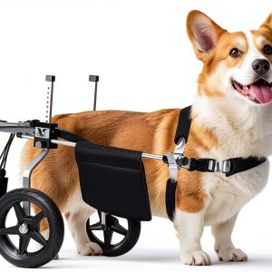 Virbraroo Dog Wheelchair Adjustable Lightweight Mobility Aid-0