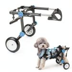 LINCYS Dog Wheelchair Foldable Steel Frame Pet Mobility Aid-0