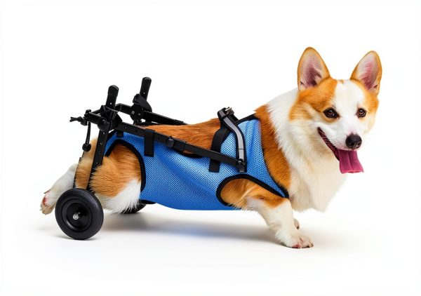 PIBEIBUK Dog Wheelchair Lightweight Adjustable Pet Mobility-2
