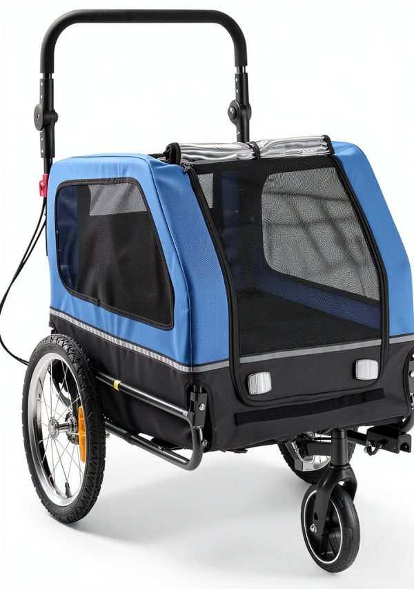 VEVOR Dog Bike Trailer Alloy Steel Design-3