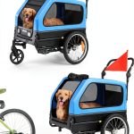 VEVOR Dog Bike Trailer Alloy Steel Design-0