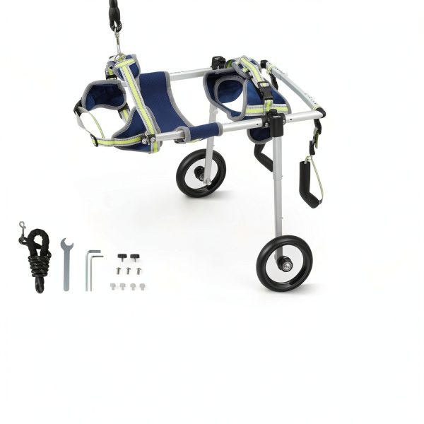 VEVOR Dog Wheelchair Aluminum Adjustable Small-6