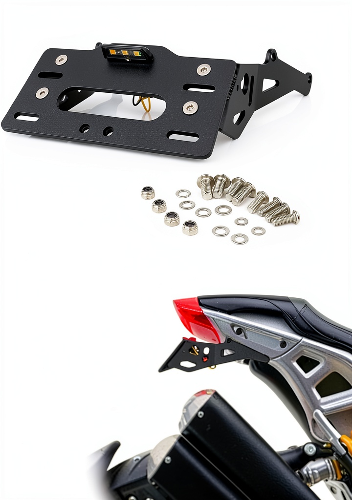 Motorcycle fender eliminator installation