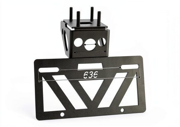 INKUDRI Fender Eliminator for Ninja ZX6R 636 Black Aluminum Rear Tail-4