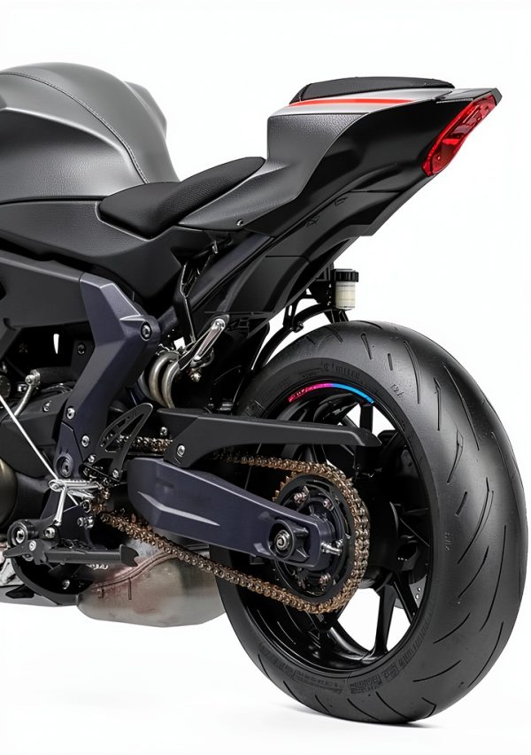 INKUDRI Fender Eliminator for MT07 FZ07 2021-2025 Rear Plate Bracket-5