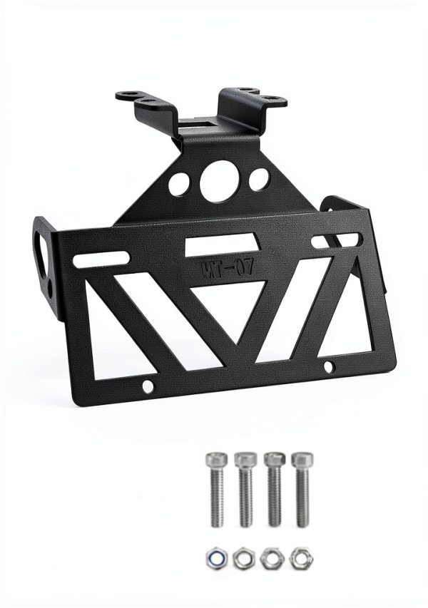 INKUDRI Fender Eliminator for MT07 FZ07 2021-2025 Rear Plate Bracket-0