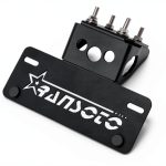 Kawasaki Z650 Fender Eliminator RANSOTO Black Aluminum-0