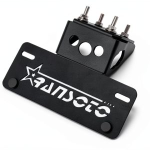Kawasaki Z650 Fender Eliminator RANSOTO Black Aluminum-0