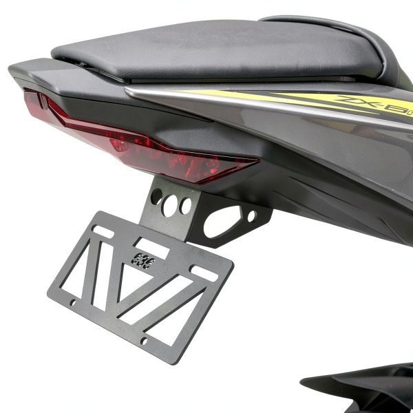 INKUDRI Fender Eliminator for Ninja ZX6R 636 Black Aluminum Rear Tail-5