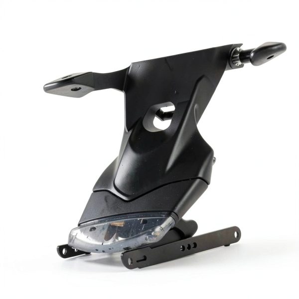 Xitomer License Plate Bracket Black Powder Coated Steel FE003235SM-PP-2
