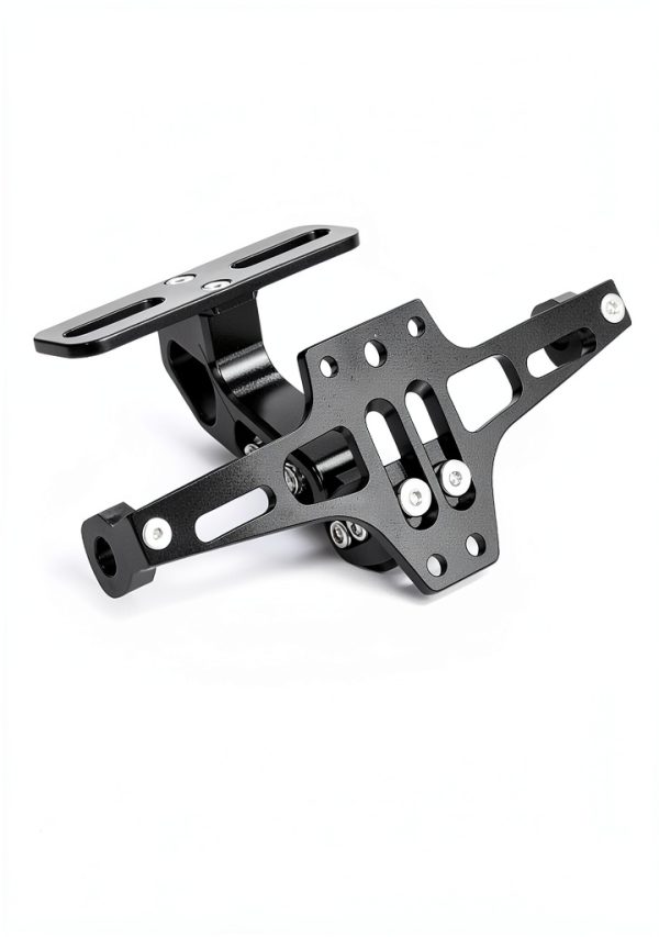 Fender Eliminator MDPROMCP Aluminum License Plate Black Rear Fit-1