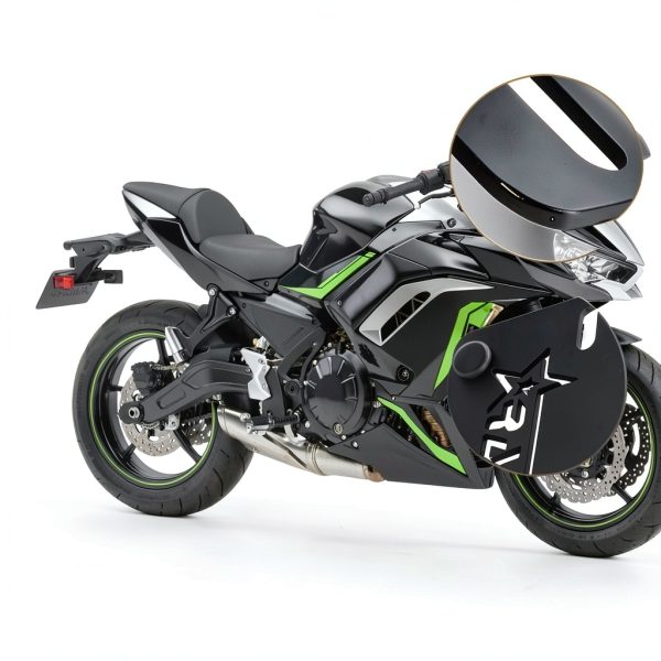 Kawasaki Z650 Fender Eliminator RANSOTO Black Aluminum-3