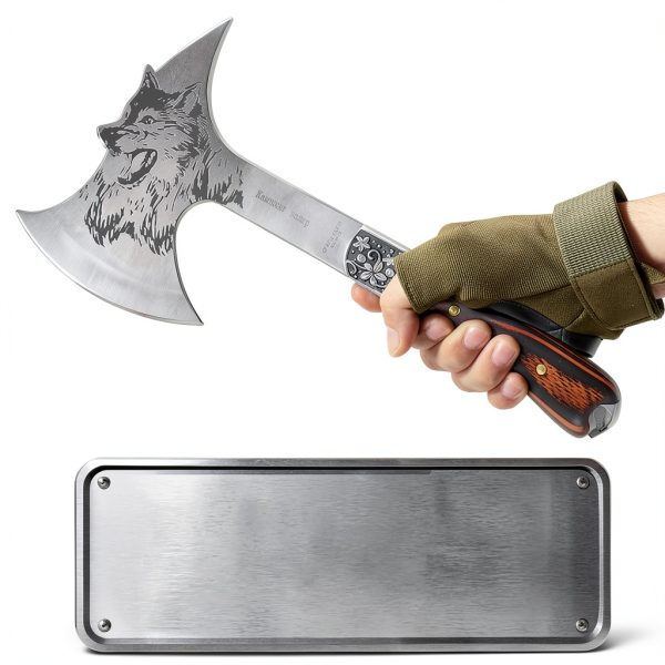 Multi-Functional Outdoor Axe - Garden Hatchet for Camping, Survival, and Tree Cutting - Portable Durable Design for Outdoor Enthusiasts-3