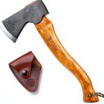 Hatchet 15" NedFoss Forged Carbon Steel Hudson Bay Axe Beech Handle-0