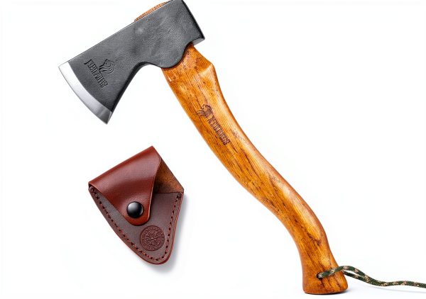 Hatchet 15" NedFoss Forged Carbon Steel Hudson Bay Axe Beech Handle-0