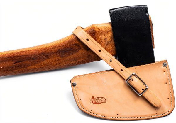 Weaver Leather Arborist One Piece Axe Guard Tan Leather-0
