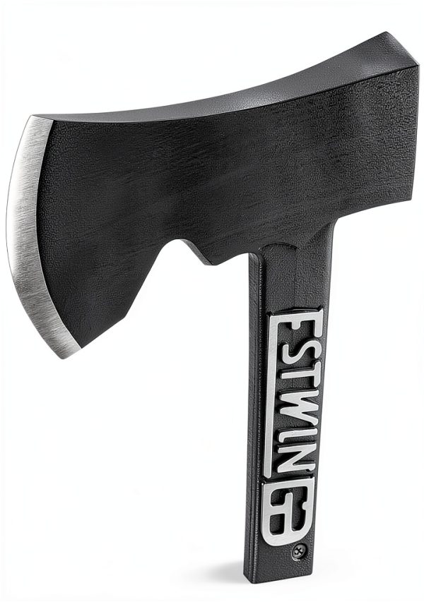 Camper's Axe Estwing 14" Hatchet with Tent Stake Puller Orange Grip-2
