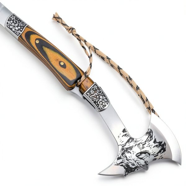 Multi-Functional Outdoor Axe - Garden Hatchet for Camping, Survival, and Tree Cutting - Portable Durable Design for Outdoor Enthusiasts-4