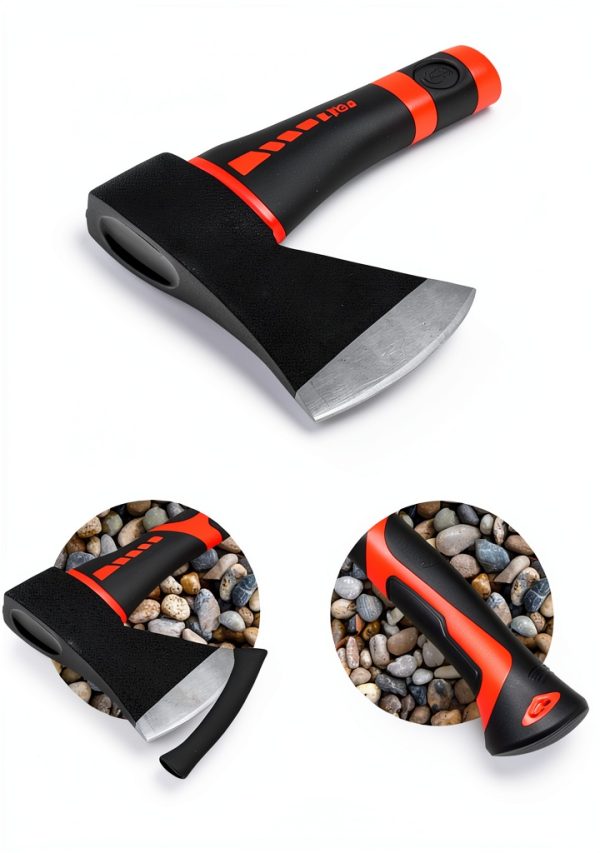 Chopping Axe ZUZUAN 10" Outdoor Hatchet Carbon Steel Blade PP+TPR Grip-3