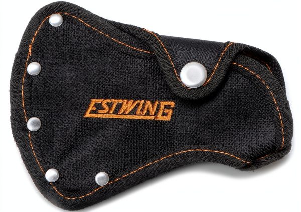 Camper's Axe Estwing 14" Hatchet with Tent Stake Puller Orange Grip-3