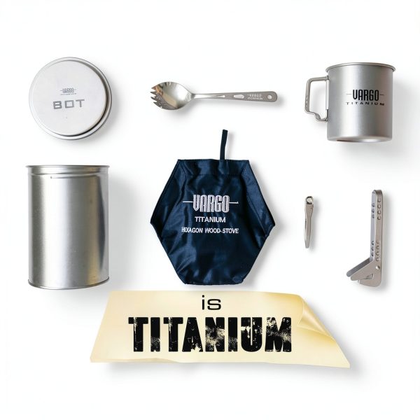 Titanium Dig Dig Tool Vargo Compact Backpacking Shovel Lightweight-6