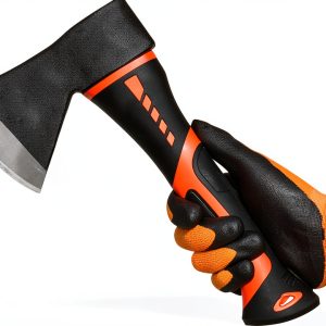 Chopping Axe ZUZUAN 10" Outdoor Hatchet Carbon Steel Blade PP+TPR Grip-0