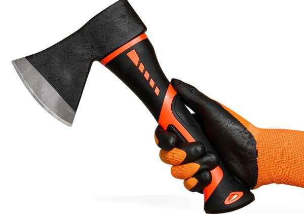 Chopping Axe ZUZUAN 10" Outdoor Hatchet Carbon Steel Blade PP+TPR Grip-0