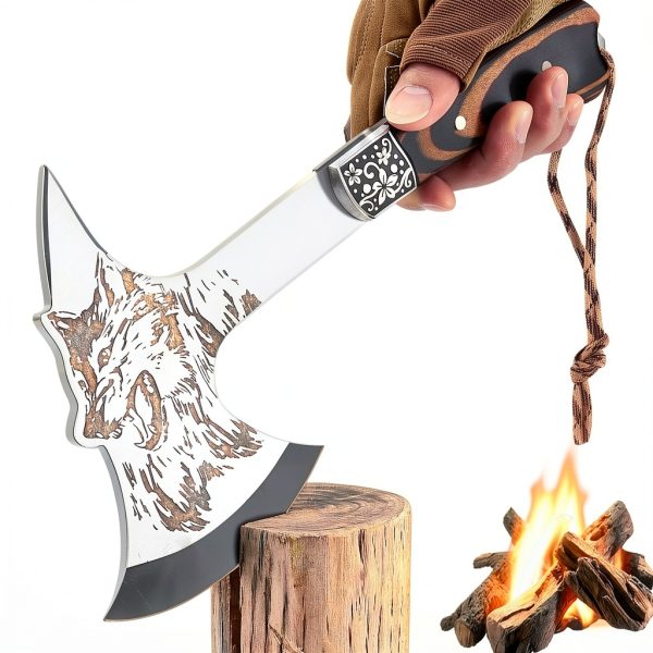 Multi-Functional Outdoor Axe - Garden Hatchet for Camping, Survival, and Tree Cutting - Portable Durable Design for Outdoor Enthusiasts-6