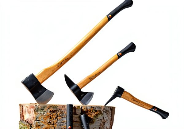1844 Helko Werk Germany Förster 7 Piece Set - 1 x Hatchet - 1 x Light - 1 x Medium - 1 x Heavy Felling Axes - 1 x Fireman's Hatchet - 1 x Sappi - 1 x Splitting Maul (Förster Axe Set)-4