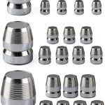 Round Axe Wedge 21pcs Metal Safety Wedges SPNKMJUJ 0.31/0.39/0.47 Inch-0