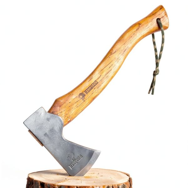 Hatchet 15" NedFoss Forged Carbon Steel Hudson Bay Axe Beech Handle-5